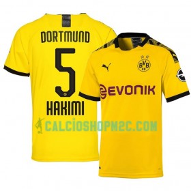 Borussia Dortmund HAKIMI 5 Maglia Prima 2019/2020 Manica Corta